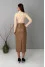 Ochre-colored skirt