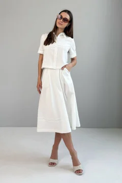 Skirt "Juliet" milk color