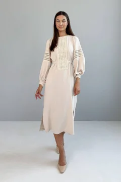 Dress "Anaya" beige