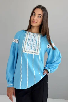 Blouse "Velia" blue
