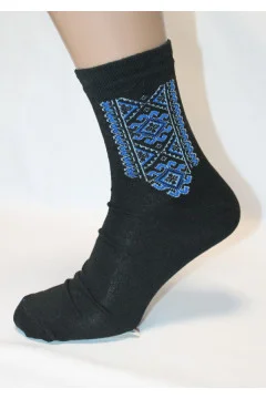 Embroidered men's socks
