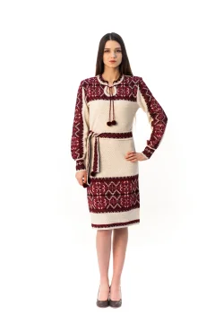 Knitted dress "Vlada coquette"