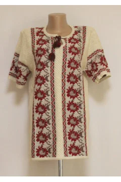 Knitted embroidered shirt 