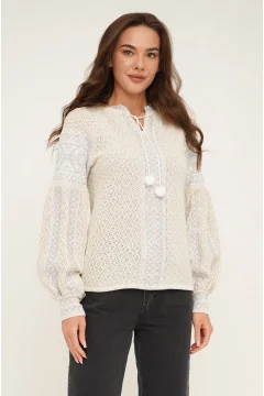 Knitted vyshyvanka 