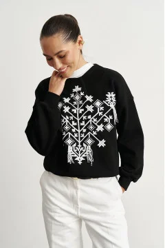 Sweatshirt "Pearl of Slobozhanshchyna" black