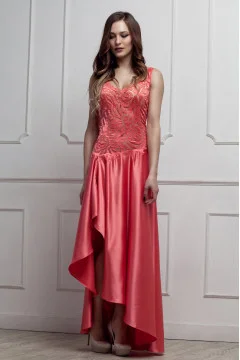 Coral dress 