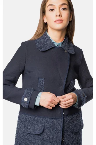 Women's coat "Tayana" dark blue