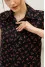 Black dress "Jevia" with print