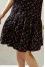Black dress "Jevia" with print