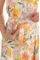 White sundress "Lucia" with yellow print