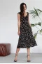 Black printed sundress 