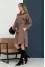 Chocolate-colored dress