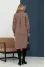Chocolate-colored dress