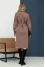Chocolate-colored dress