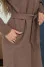 Chocolate-colored dress