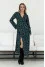 Dress "Ingrid" black with blue