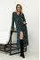 Dress "Ingrid" black with blue