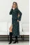 Dress "Ingrid" black with blue