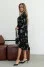 Adriana midi dress in black