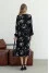 Adriana midi dress in black