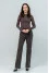 Chocolate-colored Jackie pants
