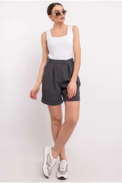 Crispy shorts in graphite color