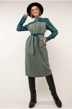 Breeze check dress 