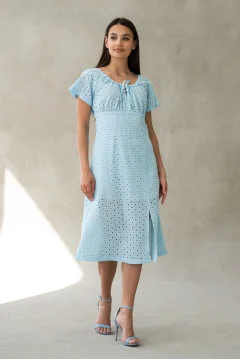 "Alana" dress in blue