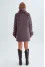 Women's fur coat "Patricia" in mocha color