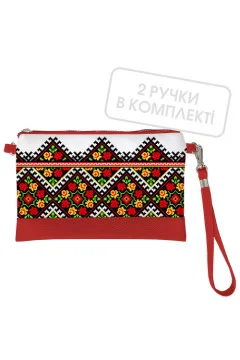Clutch "Rose embroidery"
