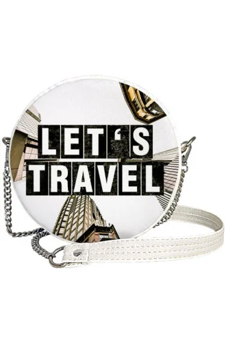 Round bag "Let's travel" (Tablet)