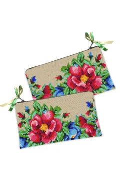 Cosmetic bag-purse "Rose"