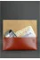 Travel case "Voyager" in cognac color