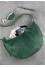 Emerald-colored Croissant bag