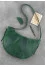 Emerald-colored Croissant bag