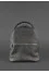 Kylie onyx leather backpack