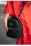 Kylie onyx leather backpack