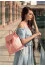 Olsen pink leather backpack