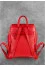 Olsen leather backpack in red