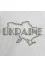 Вышитая футболка «Ukraine» серого цвета
