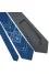Embroidered tie with trident