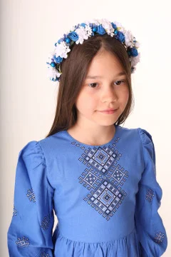 Веночек "Белая хризантема"