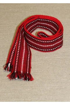 Пояс "Крайка" красного цвета
