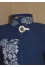Demi-season coat "Wild Rose" blue