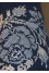 Demi-season coat "Wild Rose" blue