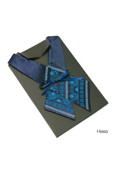 Cross-tie with embroidery "Neva"