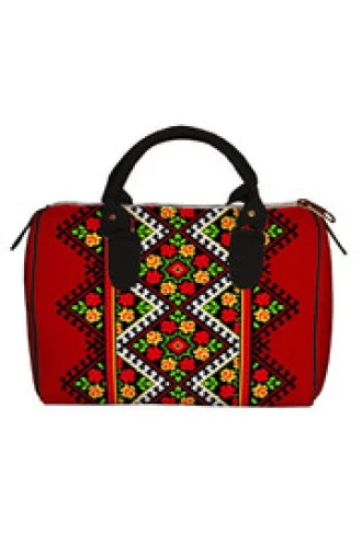 Barrel bag "Rose embroidery"