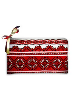 Cosmetic bag-purse "Embroidery"
