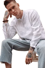 Men's embroidered shirts