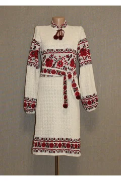 Knitted dress "Roses"